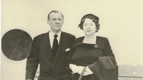 Harriet Evatt and her husband William 1940