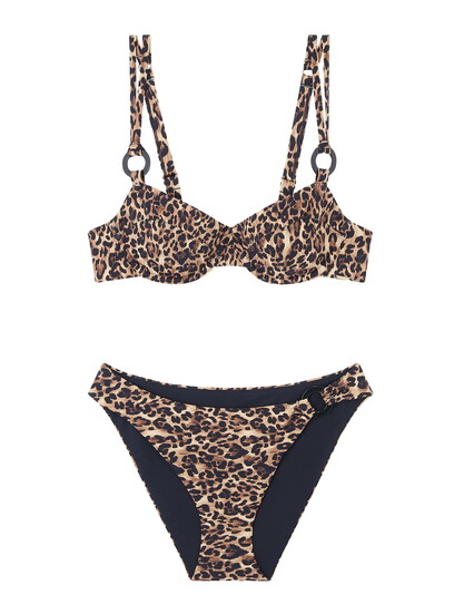 Santorini Balconette Bikini Top £38.00 Sizes 30C 38G And Santorini Bikini Brief £20.00 Sizes 6 18 In Black Mix credit:Boux Avenue