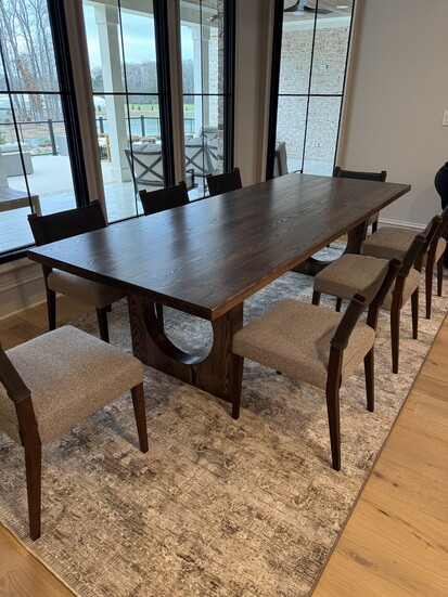 Custom dining room table