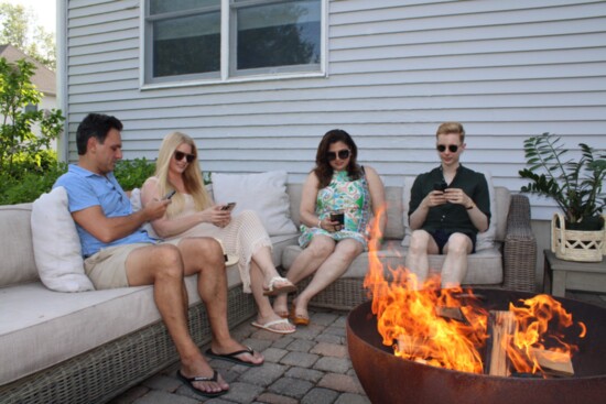 Alex and Stacia Papasavas with Ashima Pant and Felipe Stringari Peixoto