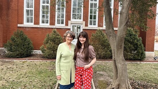 Kathy and Grace