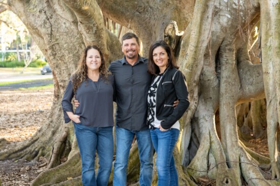 Tree Biotics co-owners (L-R) are Heather Bingle, Ed Bingle, and Amber Delehanty.