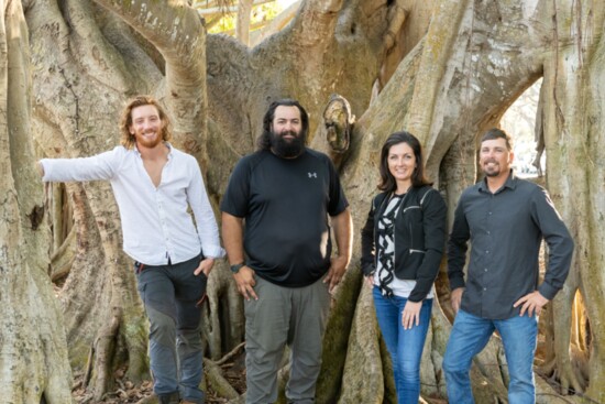 The four managers of Simply Trees (L-R) Joseph Vibonese, Paul Warinner, Amber Delehanty and Ed Bingle.