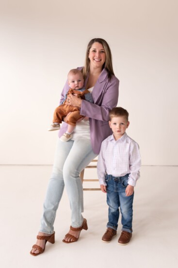 Natalie Snead and sons