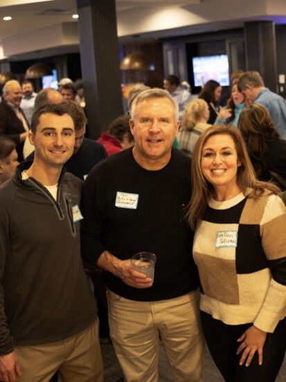 Tom Clark, Tom Levy, and LeeAnn Sullivan Networking Event at Tavola