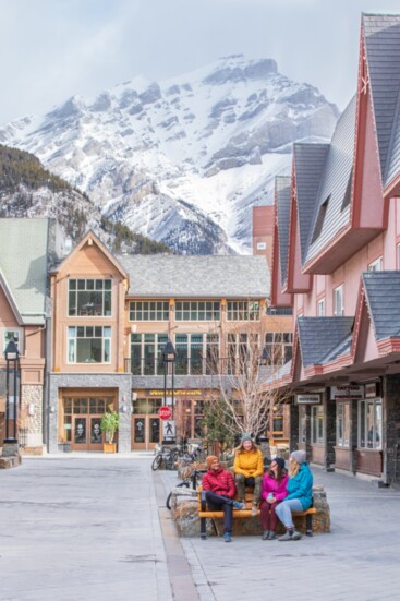 Bear Street in Banff. Photo by Dan Evans courtesy Banff Lake Louise Tourism 