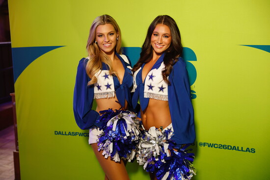 Dallas Cowboys Cheerleaders at World Cup Draw