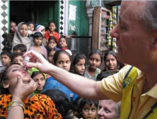 Dr. Scott Leckman, Rotary District 5420 PolioPlus chairman, organizes trips for Utah Rotarians to India
