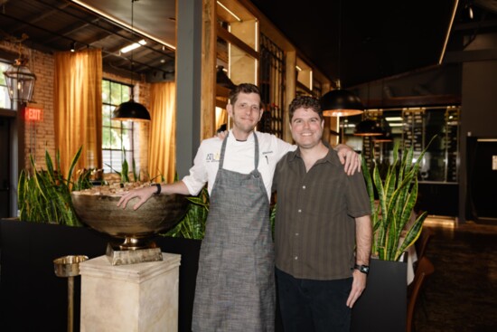 Executive Chef, Elliot Hunt and  General Manager, Brandon Rostek