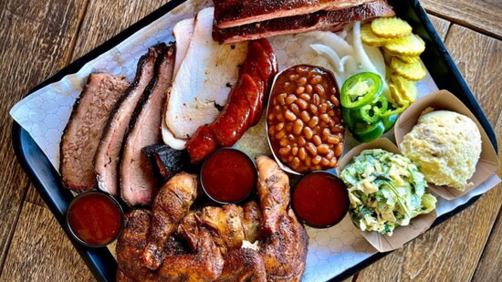 Smoked Meats Platter, Corkscrew BBQ