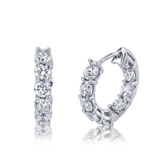 Huggie Diamond Earrings