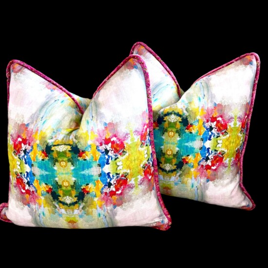 5-6 - Wunderhaus can custom design cushions and pillows as well as draperies.
