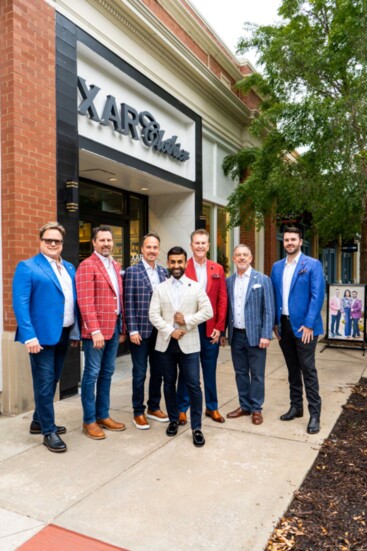 XAR owner, Roy, with the lucky gents he styled for the June Southlake City Lifestyle cover.