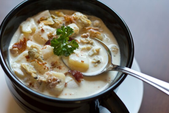 New England Clam Chowder...the answer to a looming cold!