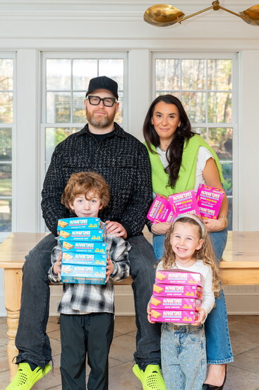 Sarit and Michael Lewis with their children. 