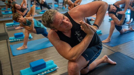 "Yoga will give you perspectives you didn’t think about, opening your mind."