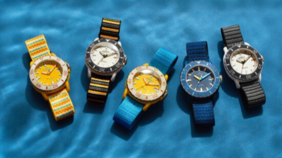 Colorful Shinola watches.