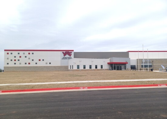 The newly opened, $22.5 million, state-of-the-art Young Family Athletic Center  features a multisport gymnasium.