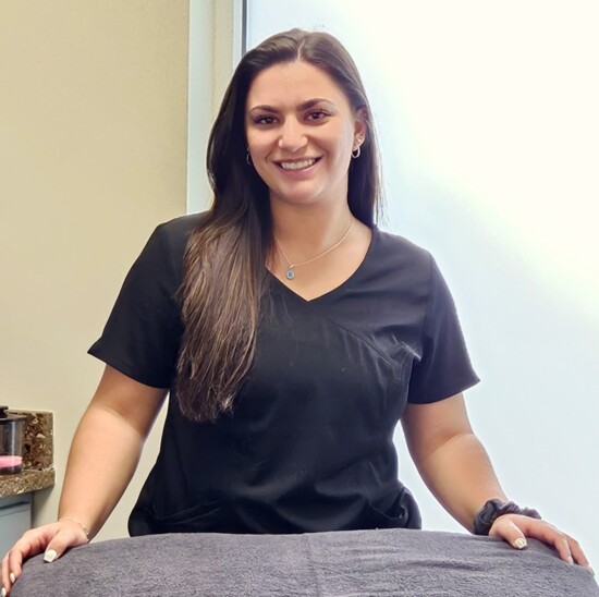 Teresa Favia is the heart of the facial spa at Davis & Beyer Dental Health Professionals. 