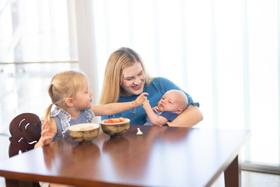 Anna, Diana and William