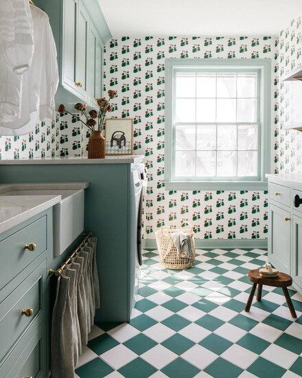 Laundry room. Photo Credit: Schumacher