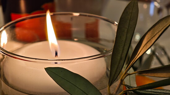 A calming candle. 