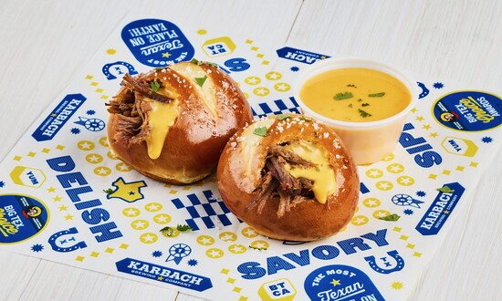Hans Mueller Brisket & Brew Stuffed Pretzels