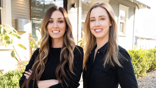 Elysian Head Spa owners Katie Wills and Laura Kirby
