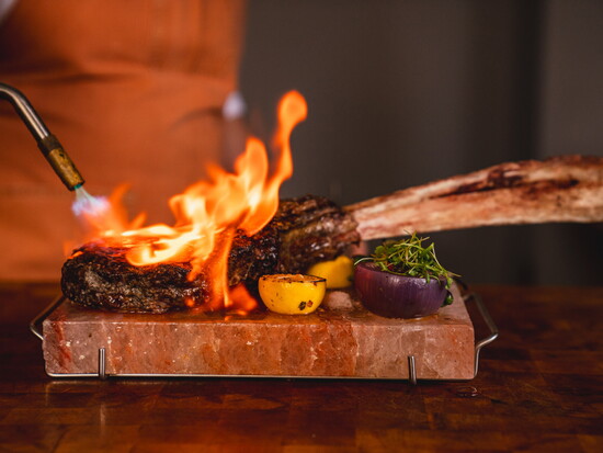 "We source from local farms and ranches whenever possible," says General Manager Tom Segesta.